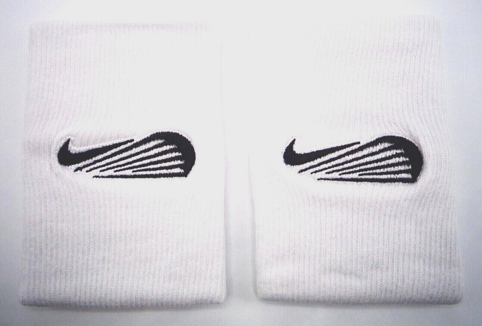 Nike Doublewide Wristbands Lifestyle Lacrosse White/black