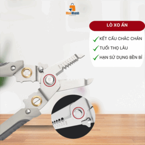 Kìm tuốt dây điện đa năng thế hệ mới tích hợp 9 tính năng trong 1 sản phẩm - Hình ảnh 2