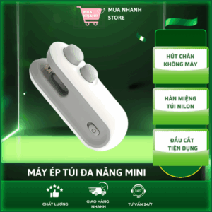 Máy ép miệng túi sạc pin đa dụng kèm nam châm & đầu cắt tiện dụng, hút chân không máy hàn miệng túi - Hình ảnh 3