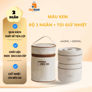 Hộp đựng cơm giữ nhiệt Lunch Box - Hình ảnh 3